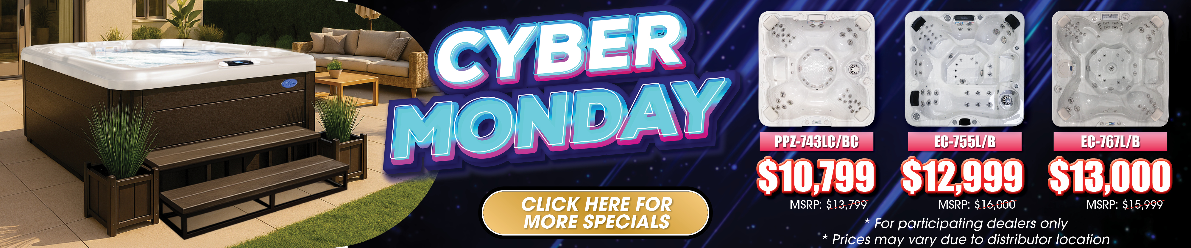 Calspas hot tub being used in a family setting - Coral Springs